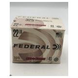 Federal 22LR 40 gr 325 rounds unopened