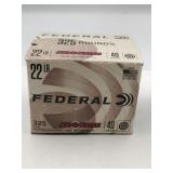 Federal 22LR 40 gr 325 rounds unopened