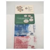 1992 1993 1999 uncirculated proof sets