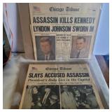 2 Chicago tribune Kennedy assassination