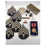 Military patches ,honor ,stripes ,sewing kit