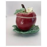 Vintage apple jelly jar.