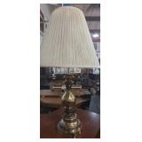 Brass base table lamp