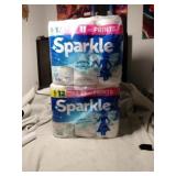 SPARKLE PAPER TOWEL 2 PACKAGES 6=12WITH PRINTS