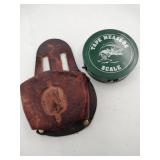 Leather belt fish scale tape measure