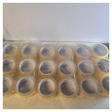(3) packages of 6 clear packing tape