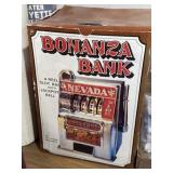 Bonanza slot machine bank in original box