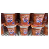Case of 8- 2.5oz cups of cheddar flavored chex