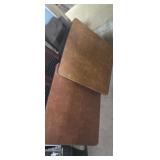 2 folding card tables no chairs