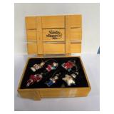 Vintage Santa's Workbench Blown Glass Christmas
