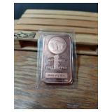 1 Ounce .999 FINE COPPER BAR MADE IN USABAFFALO