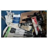 Tote full of tools, hardware, & more