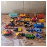 Assorted toy cars