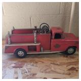 Tonka pressed steel firetruck as is