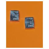 2 -1 Gram Bars of Valcambi Silver .999 Fine Silve