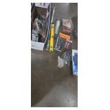 Table saw extention,  grease gun, new tubs ,