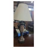 Ornate lamp 32in