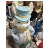 Empire blow mold Easter bunny male 37'