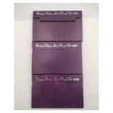 1991 1992 1993 uncirculated proof sets