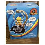 Looney Tunes Tweety animated talking alarm clock