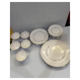 Fine bone china set from the 'Coronet'