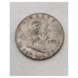 1961 Franklin silver half dollar