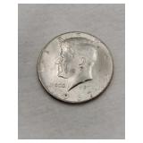 1967 Kennedy silver half dollar