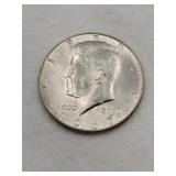 1967 Kennedy silver half dollar