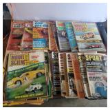 Model car and sport magazines