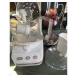 KitchenAid food processor with attachments
