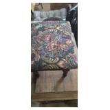 Floral pattern small stool