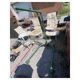 portable hydraulic shop crane or engine hoist