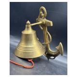 Brass anchor bell 6x7'