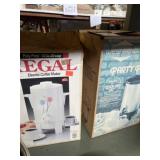 Two electric coffee makers