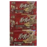 Case of 24- 4ct packs of vanilla kit kat snack