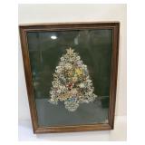 16x12 framed costume jewelry Christmas