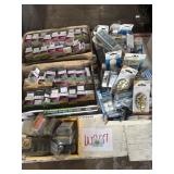 Latches, door hardware, nails, hook assortment, &
