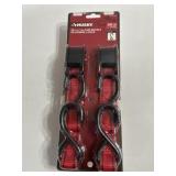 Husky 2 ct 10 ft x 1 in cam buckle tie downs