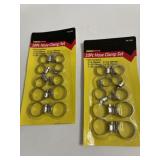 2-10 pc assorted hose clamps