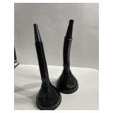 2-Flexible funnels with mesh screens