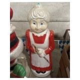 Union Products blow mold Mrs. Claus on base 40'