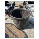 Large plastic outdoor planner 22 inches around 21