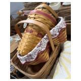 Longaberger Glad Tidings Christmas Basket