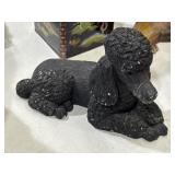 Signed Sandicast poodle statue 10'