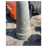 20 inch clay garden pedestal