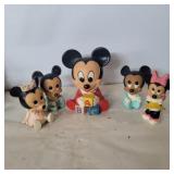 Baby mickey rubber toys