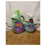 CLOROX CLEANER  PLUS GAIN FABRIC SOFTNERGET