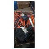 Extension cords, cord reel, work light and more