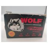 Wolf power buckshot 12 gauge 15 shells