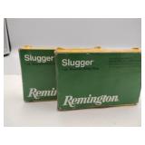2 Remington slugger 3' mag 12 gauge 10 shells
